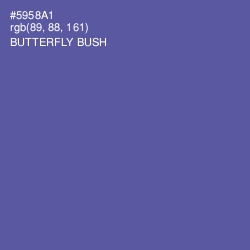 #5958A1 - Butterfly Bush Color Image
